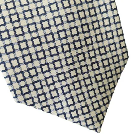 Gravata de Seda Off White - Imagem 2