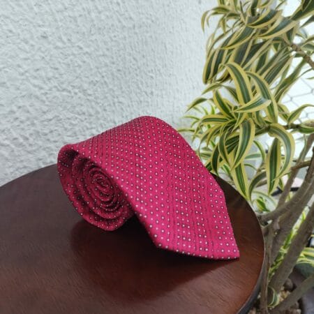 Gravata Drapeada Vermelha - Image 2