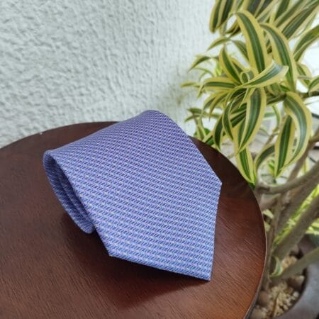 Gravata de Seda Azul - Image 3