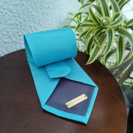 Gravata de Seda Azul Tiffany - Image 3
