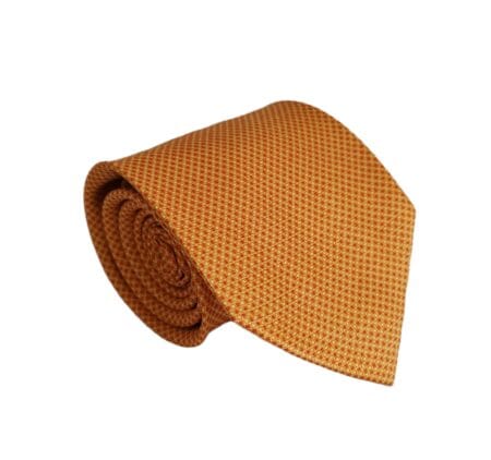 Gravata de Seda Laranja