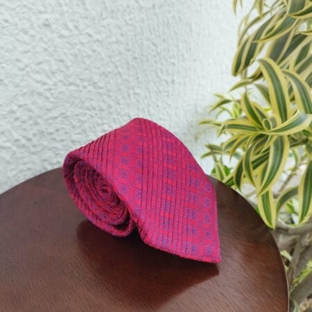 Gravata Drapeada Vermelha - Image 3