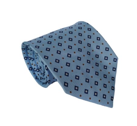Gravata de Seda Azul