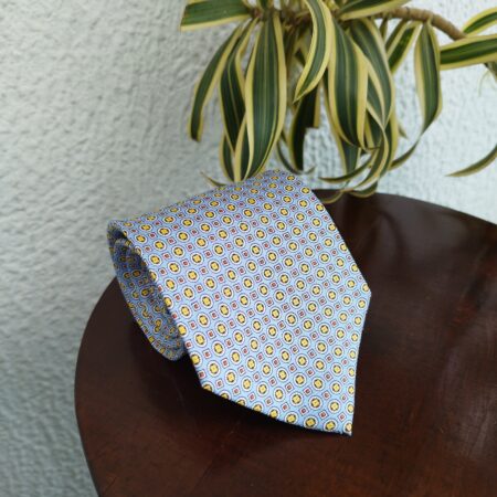 Gravata de Seda Azul - Image 3