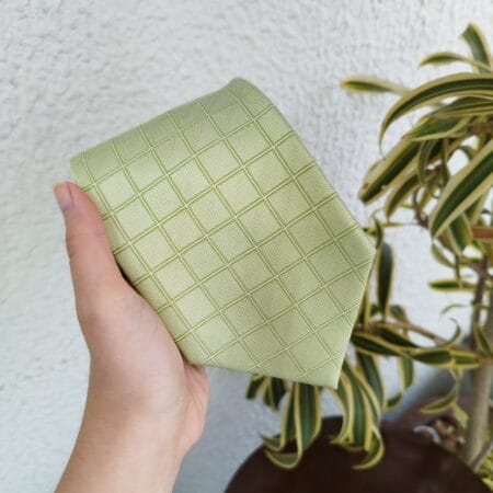 Gravata de Seda Verde - Image 2