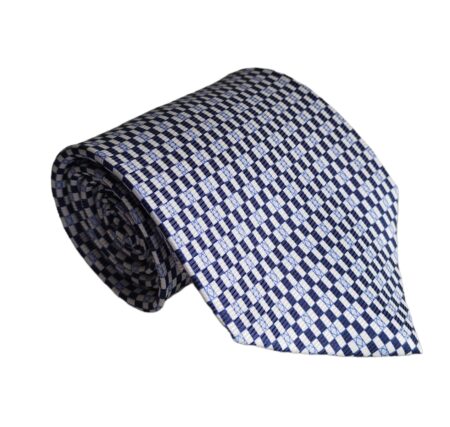 Gravata de Seda Azul
