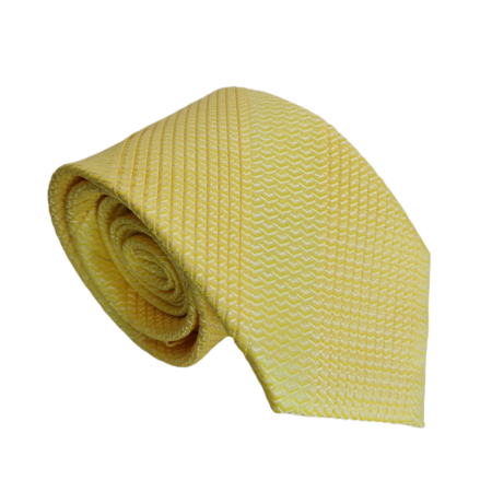 Gravata Drapeada Amarela