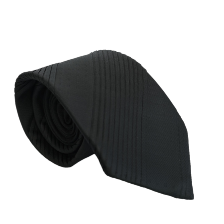 Gravata Drapeada Preta