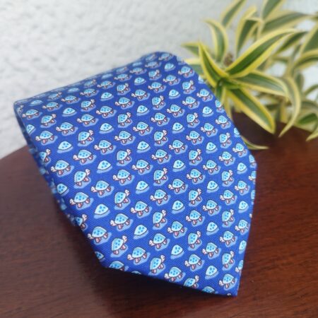 Gravata de Seda Azul - Image 2