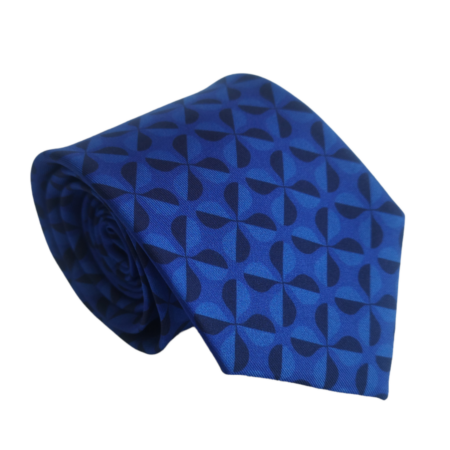 Gravata de Seda Azul