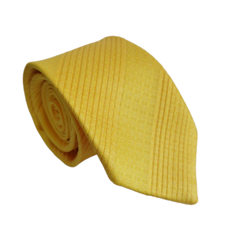 Gravata Drapeada Amarela
