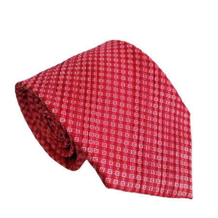 Gravata Drapeada Vermelha