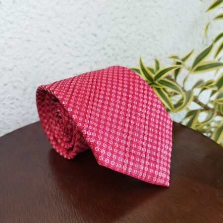 Gravata Drapeada Vermelha - Image 2