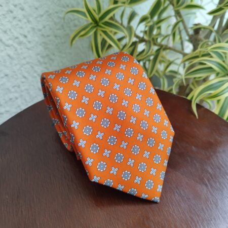Gravata de Seda Laranja - Image 2