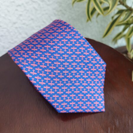 Gravata de Seda Azul - Image 3