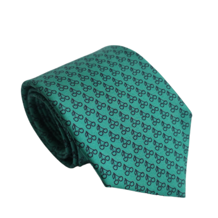 Gravata de Seda Verde