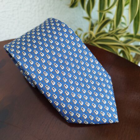 Gravata de Seda Azul - Image 2