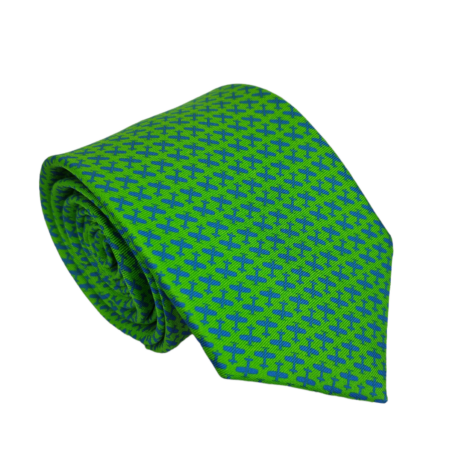 Gravata de Seda Verde