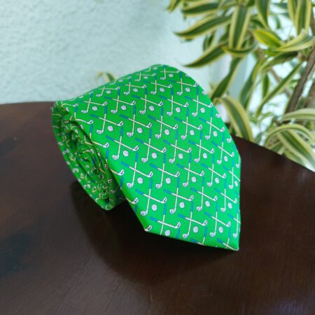 Gravata de Seda Verde - Image 2