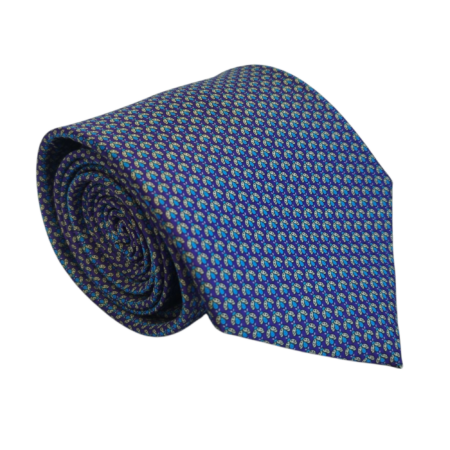 Gravata de Seda Azul