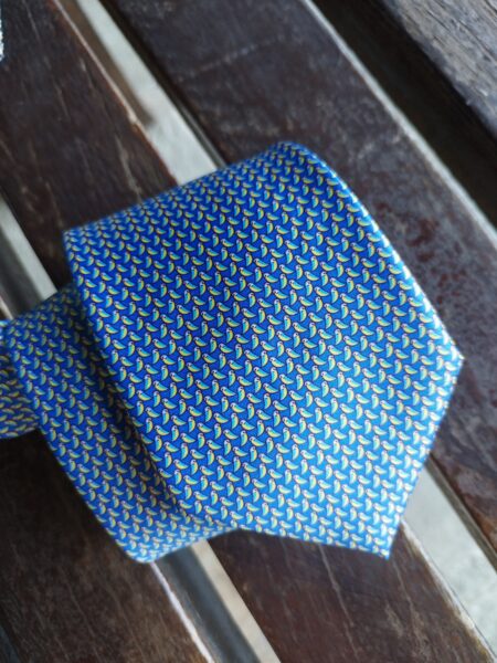 Gravata de Seda Azul - Image 2