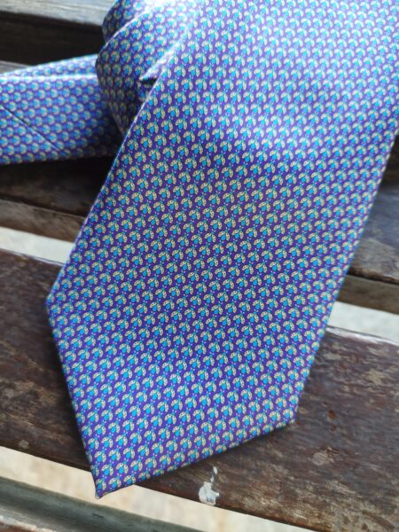 Gravata de Seda Azul - Image 2