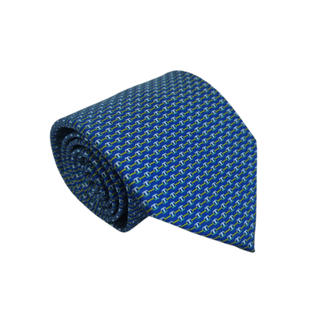 Gravata de Seda Azul